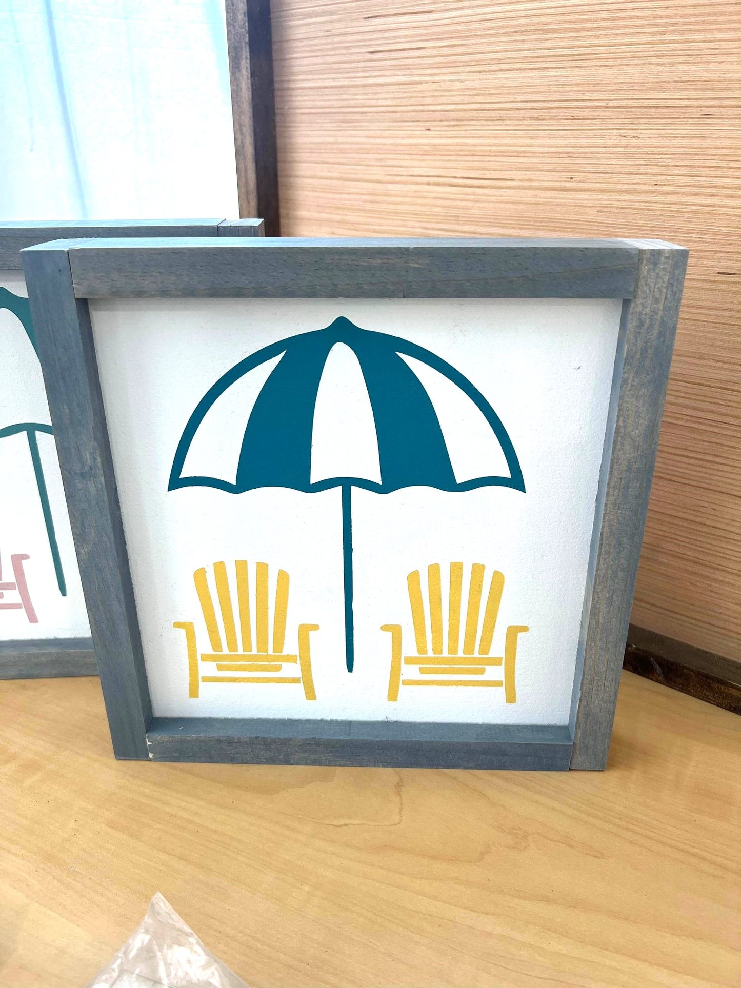 Beach Umbrella Sign