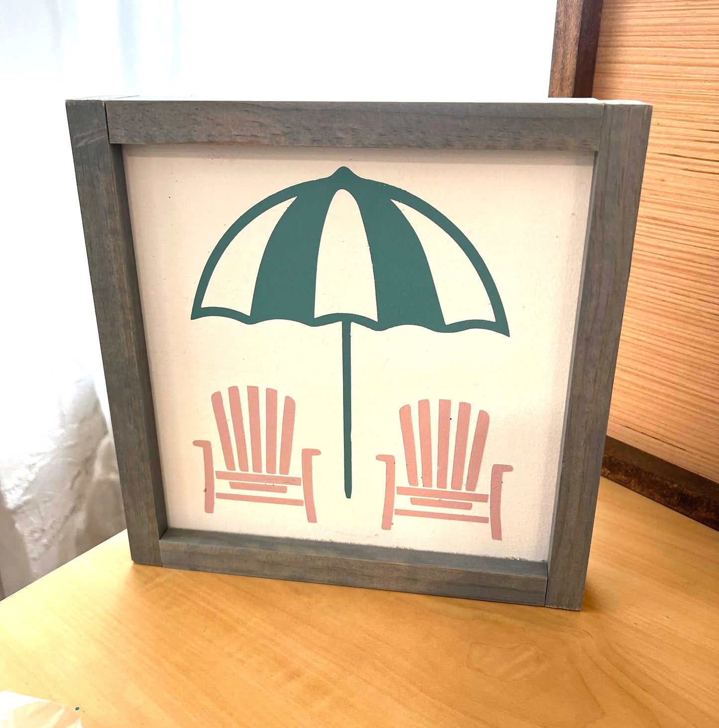 Beach Umbrella Sign