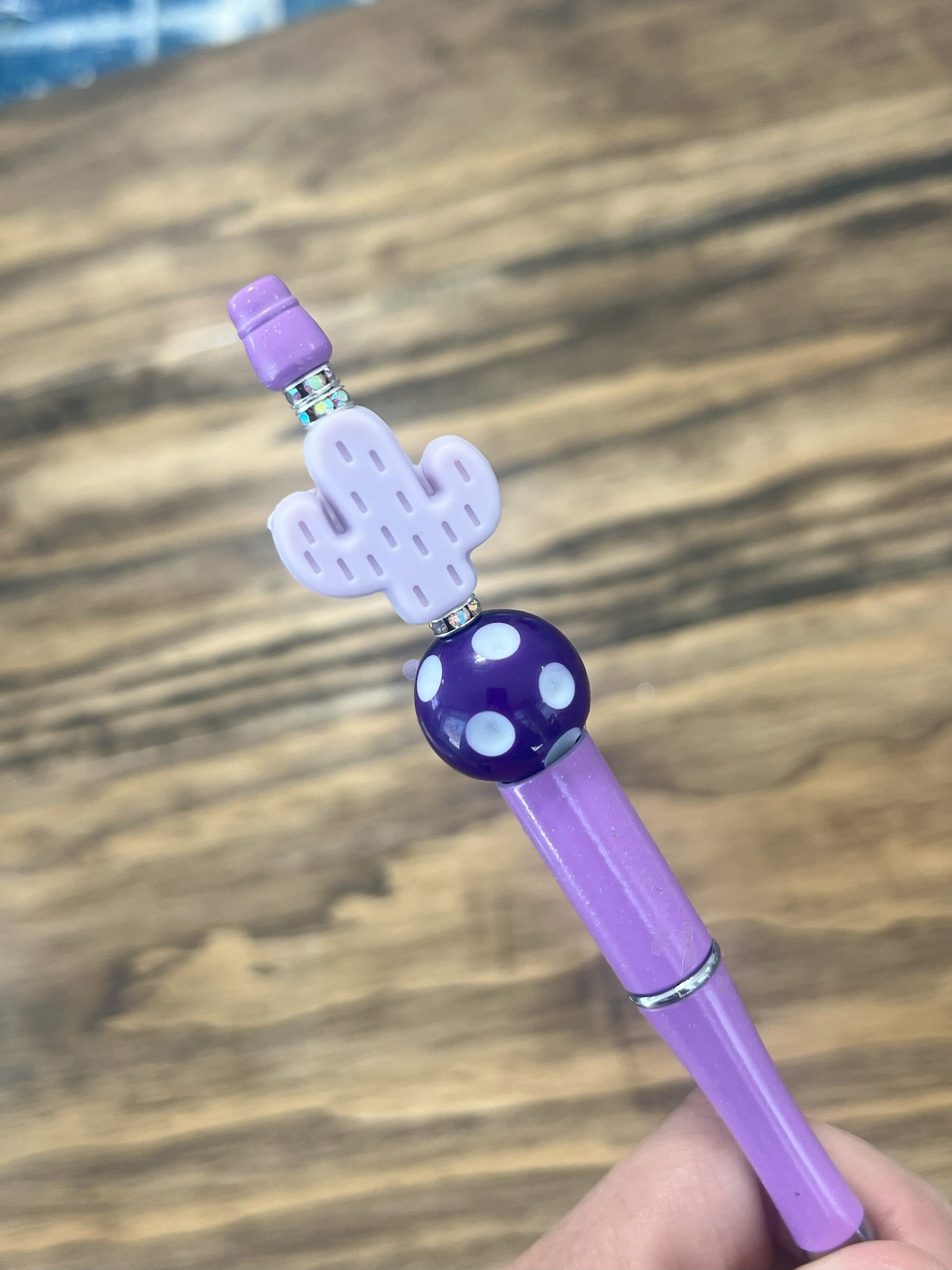 Cactus Silicon Beaded Pens