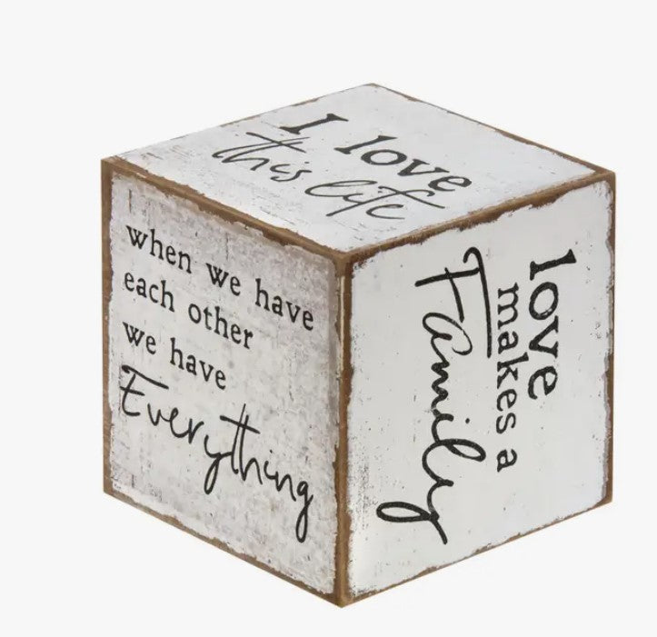 Family Sentiments Cube