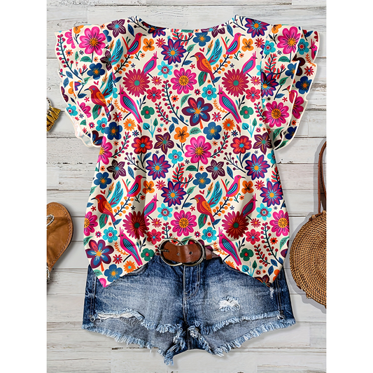 Fresh Floral Top