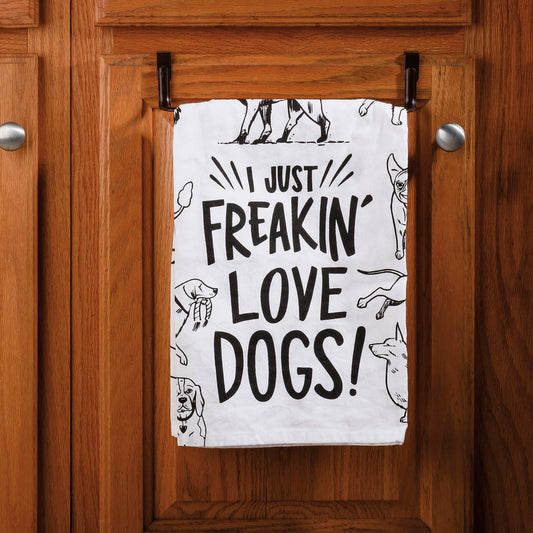 Freakin' Love Dogs Kitchen Towel