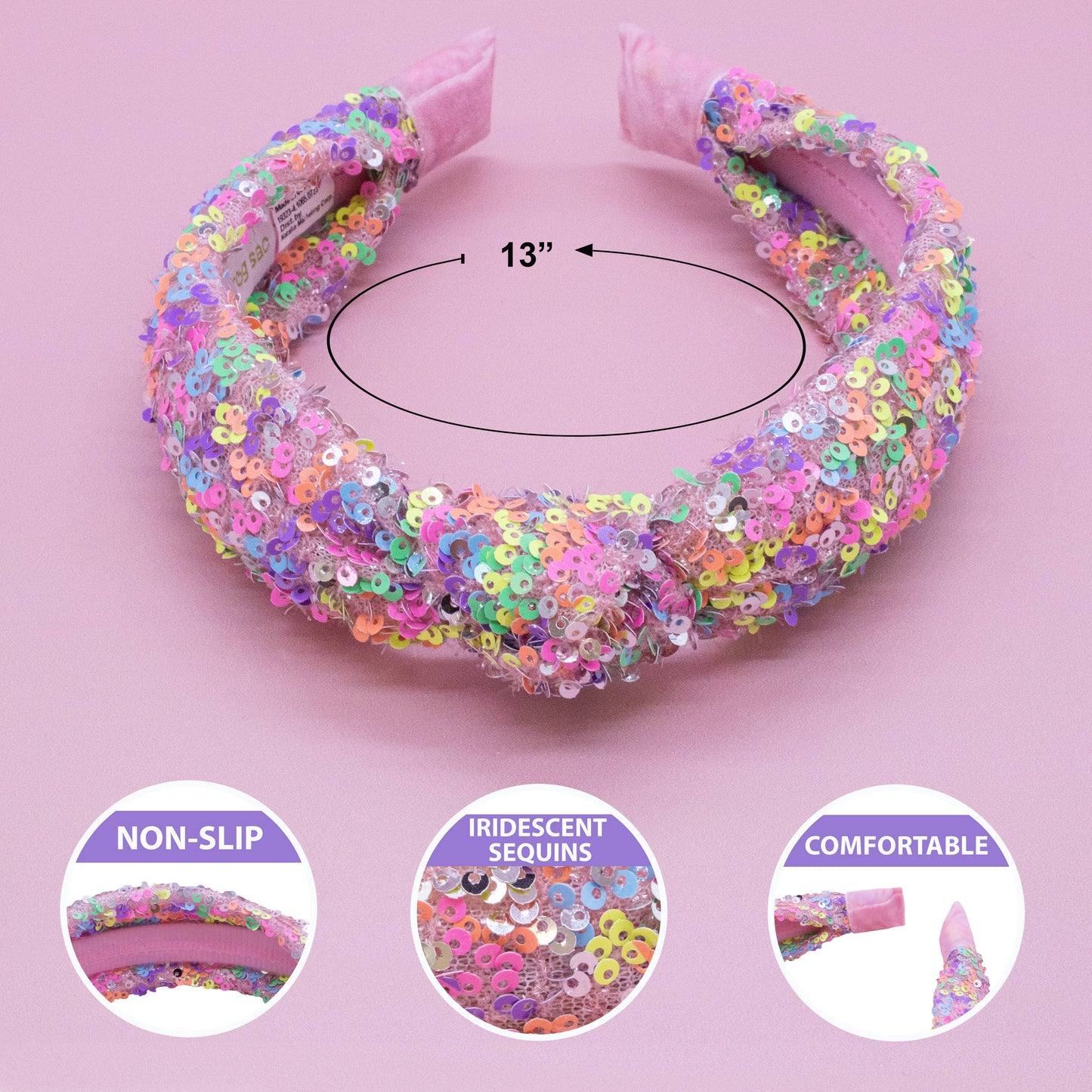 Sequin Knotted Headband