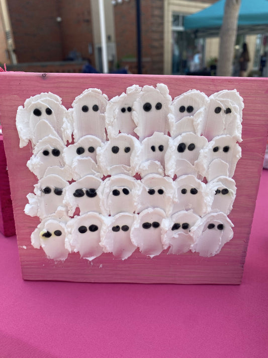 Large White Ghost Pink Block