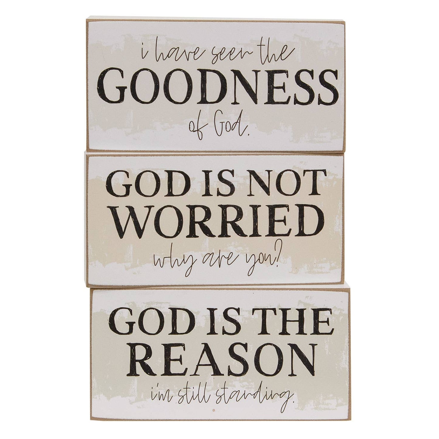 Scripture Wooden Block Signs