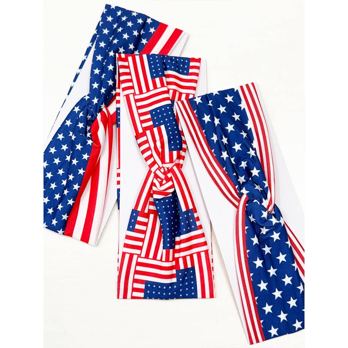 American Patriotic Twisted  Head wrap
