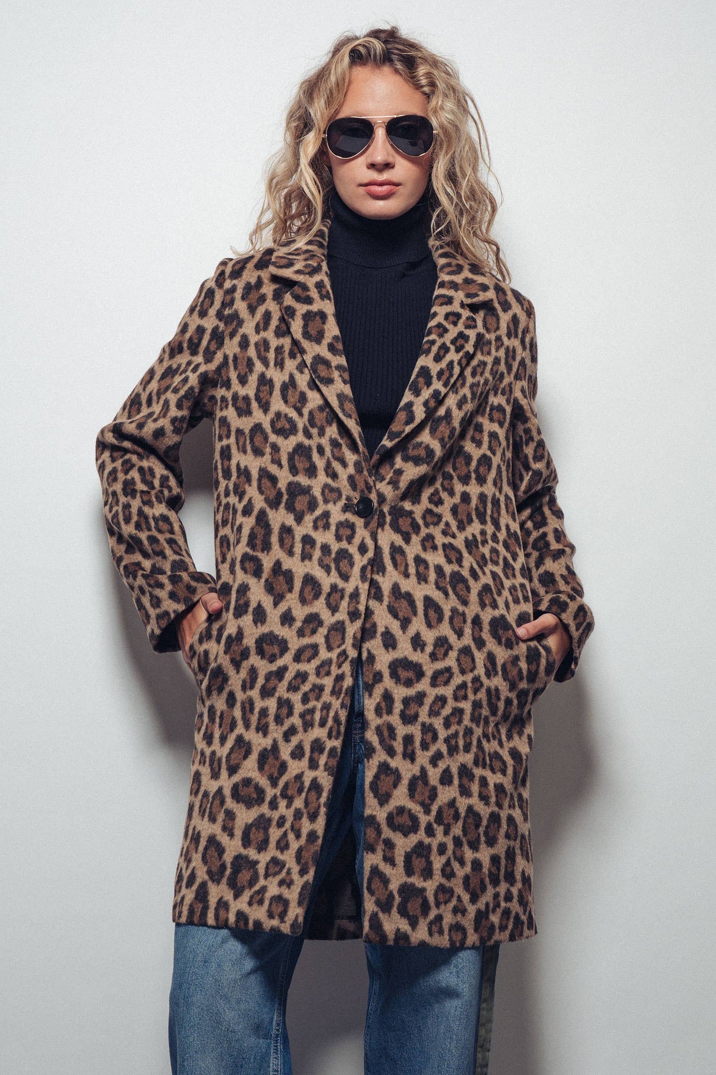 Leopard Oversized Coat