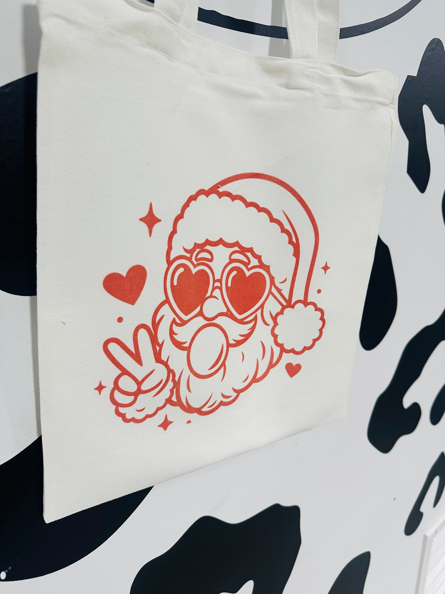 Sassy Santa tote