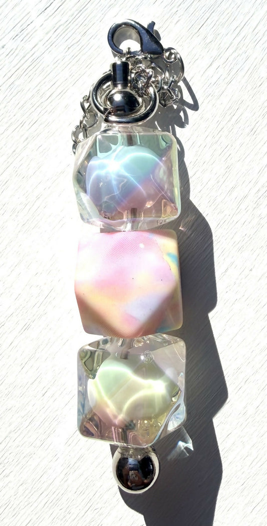 AB Tie Dye Tumbler/Bag Charm