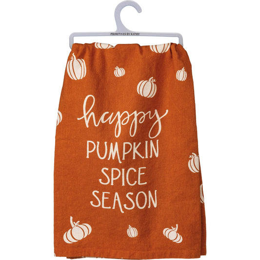 Pumpkin Spice Season Kitchen Towel