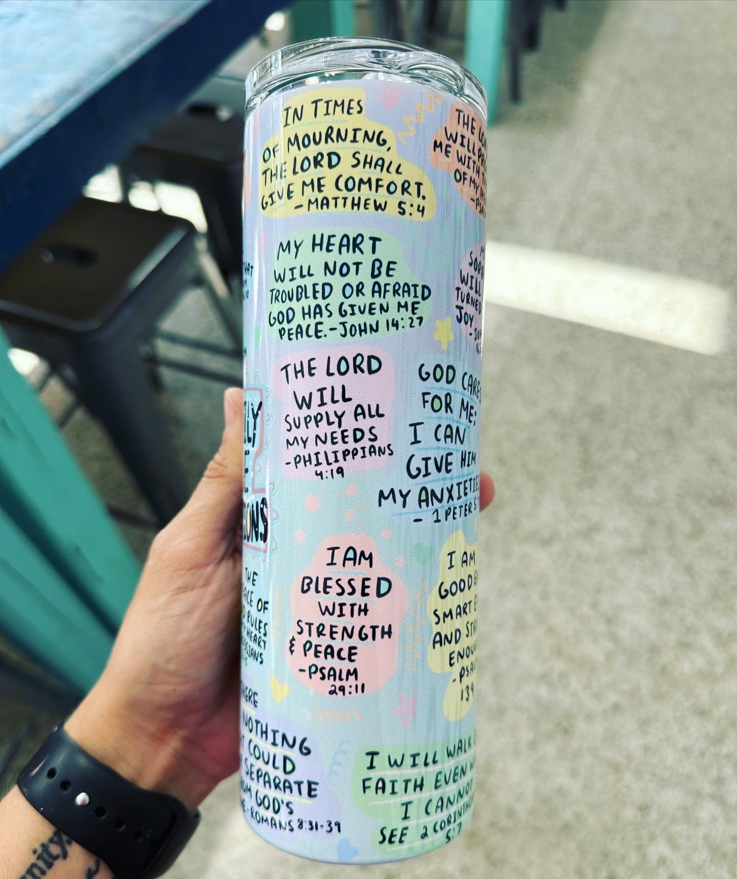 Bible Affirmations Tumbler