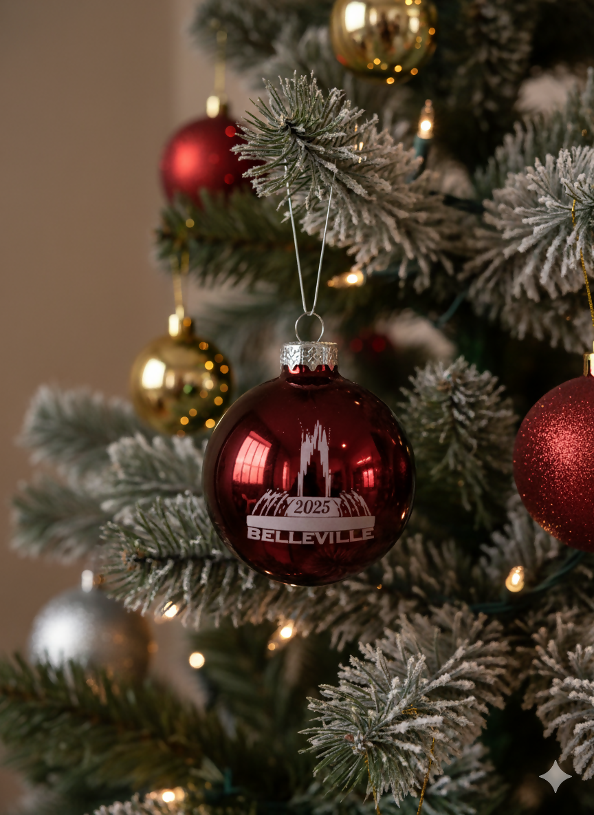 Belleville Fountain Christmas Ornament – 2025 Collector’s Edition