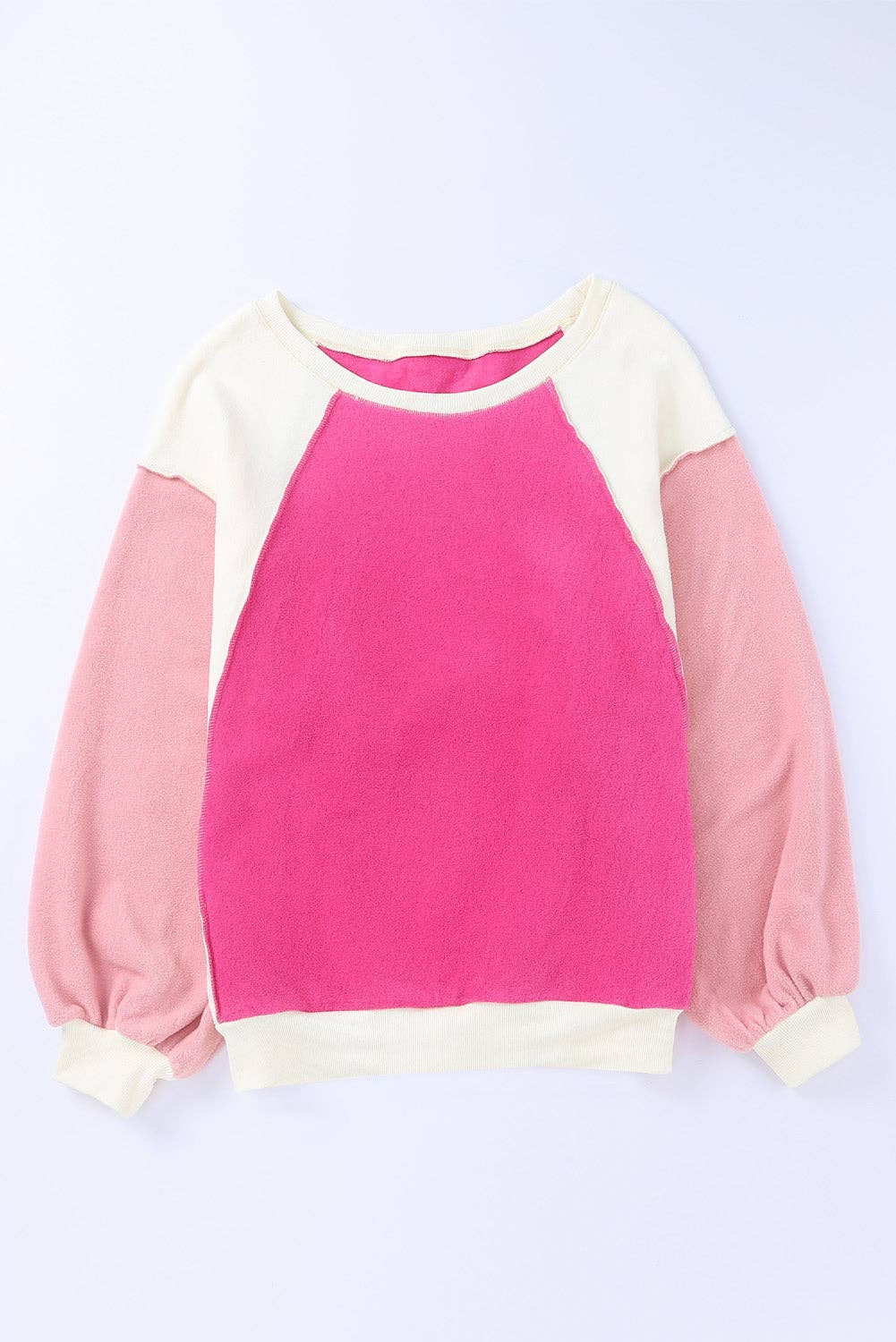 Colorblock Fleece Long Sleeve