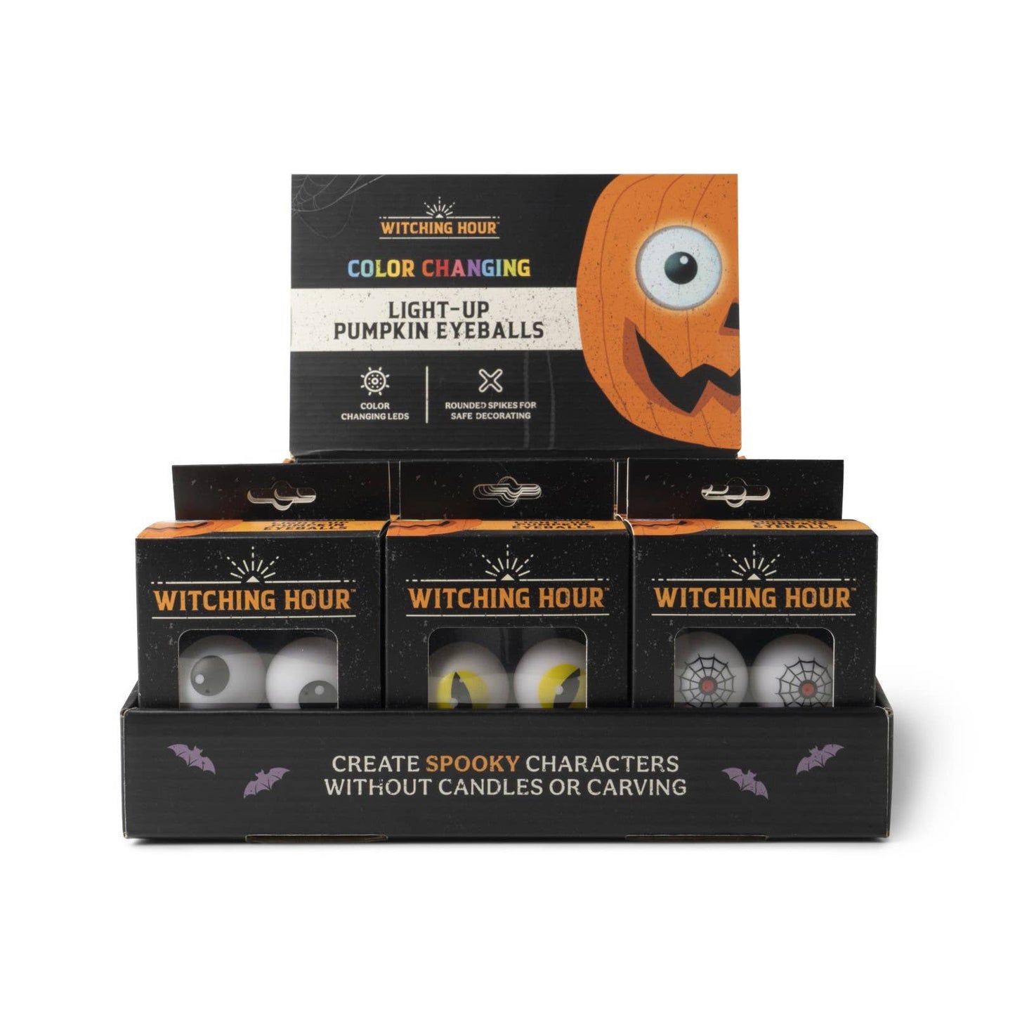 Halloween Light-Up Pumpkin Eyeballs