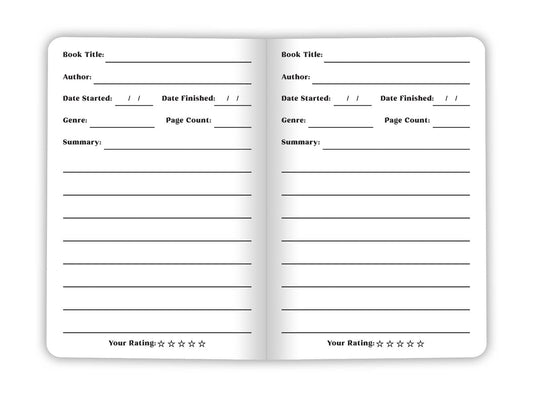 2 Pack-Book Club Log Book