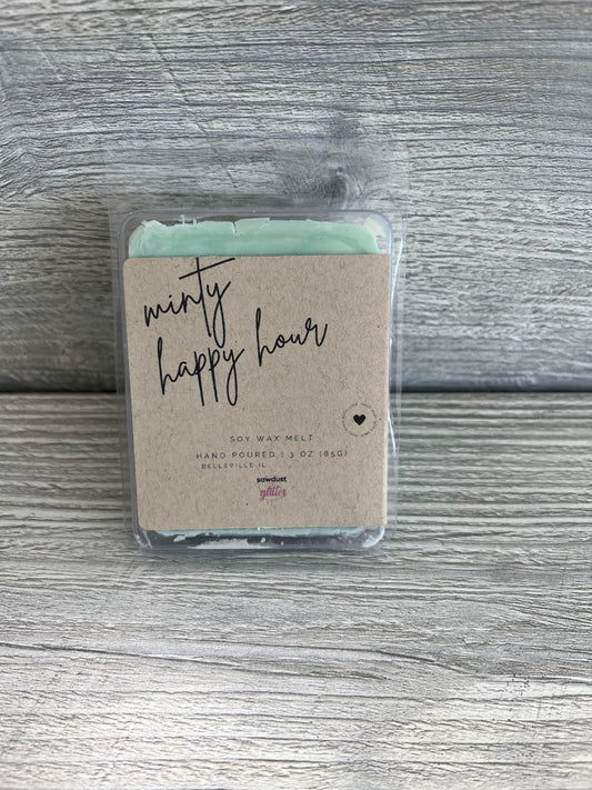Minty Happy Hour Wax Melt