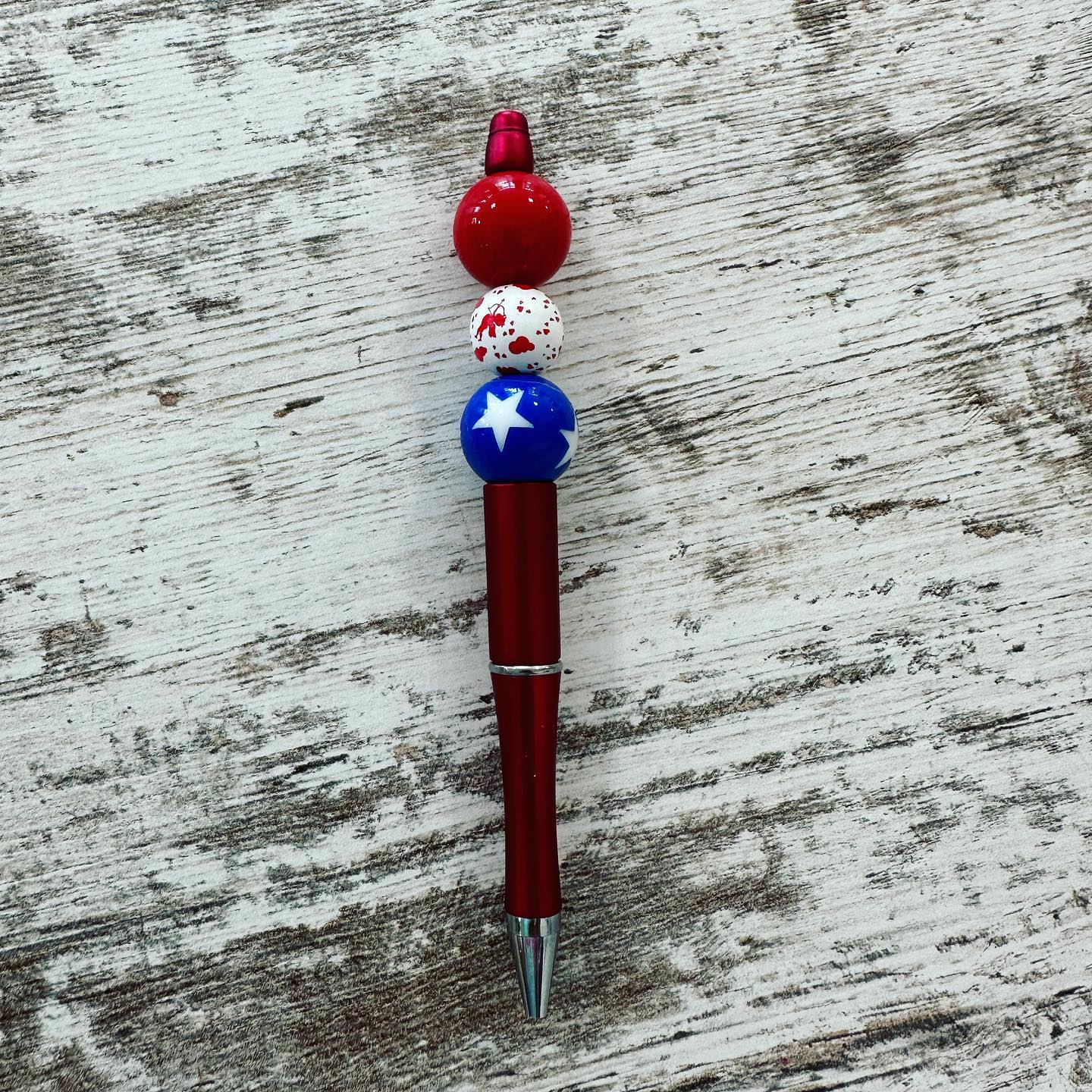 Patriotic Beaded Pen