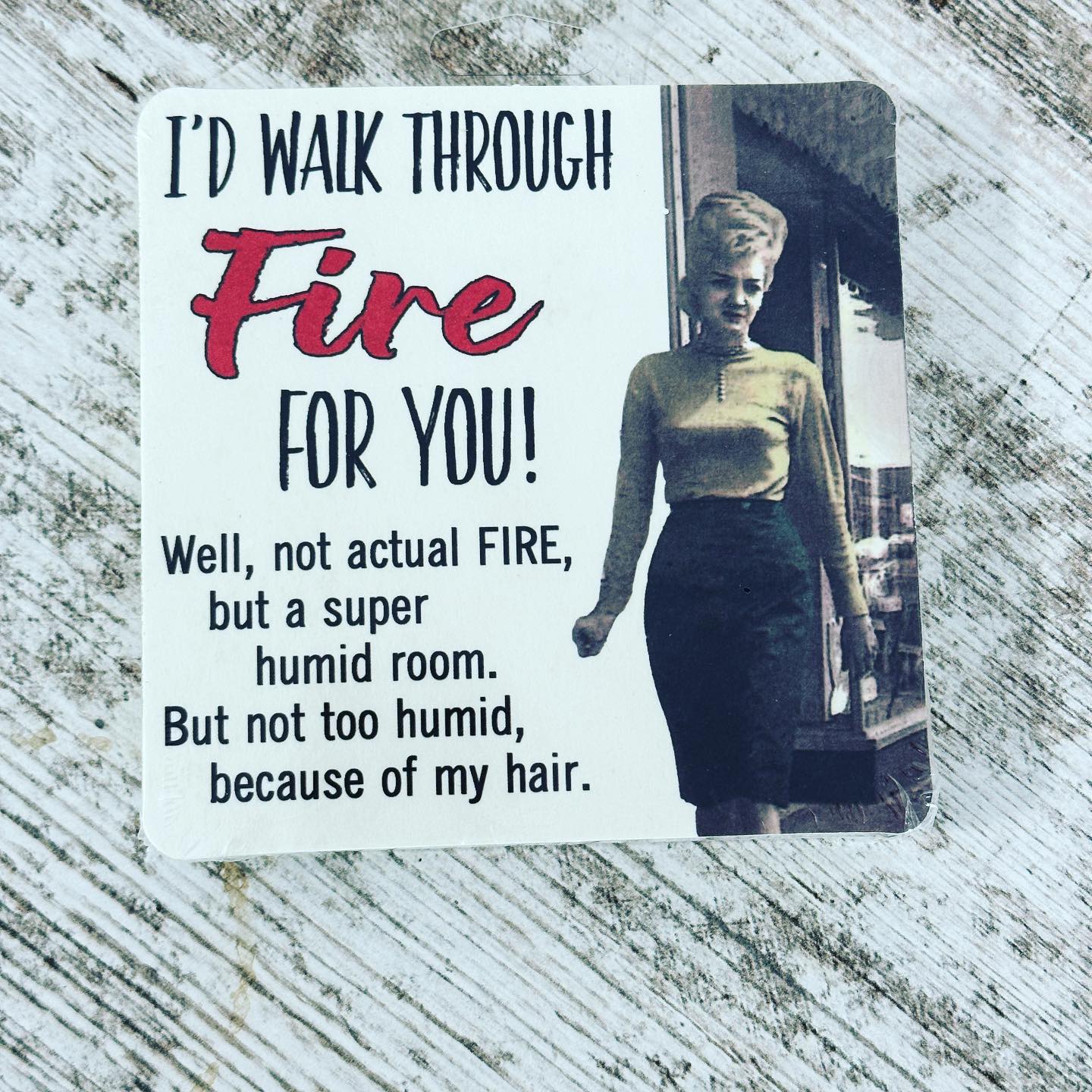 Walk Through Fire Paper Coasters