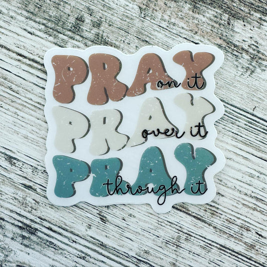 PRAY Sticker