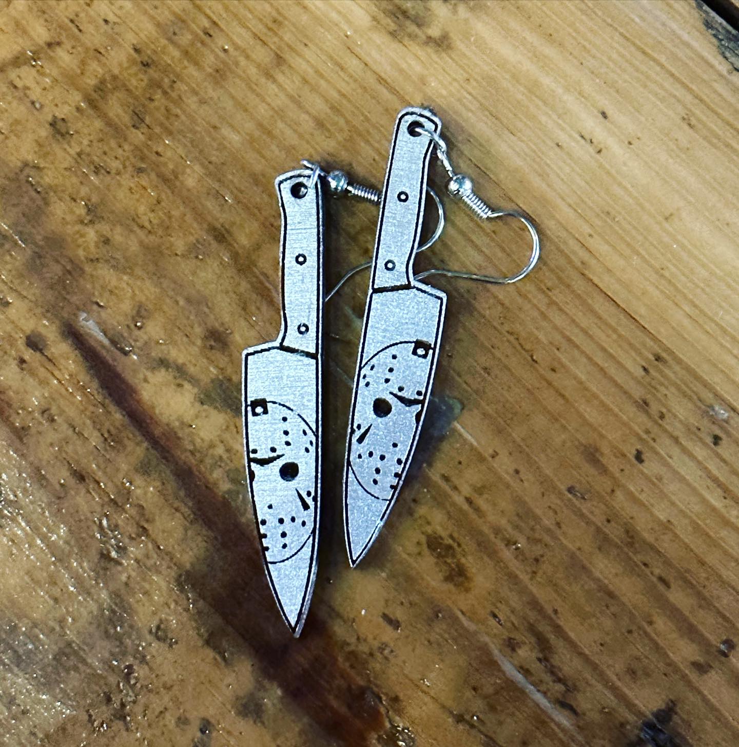 Horror Knife Earrings