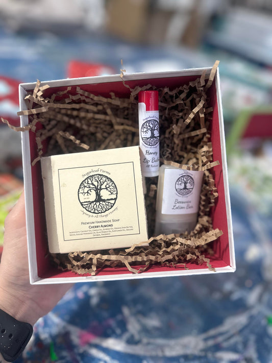 Cherry Almond Self Care Gift Set
