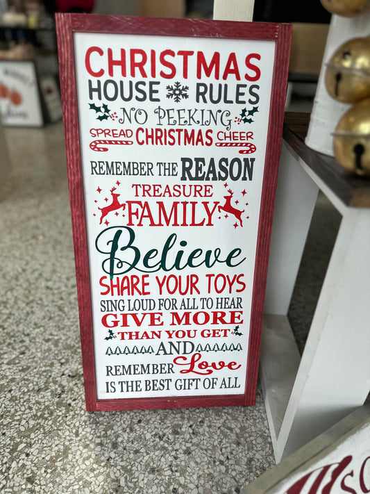 Christmas House Rules