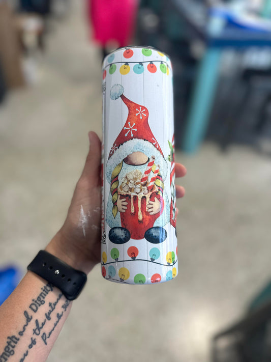 Christmas Gnome Tumbler