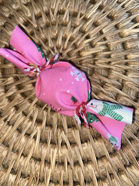 Pink Snowman Candy