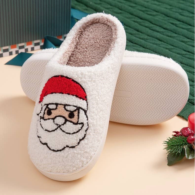 Cozy Christmas Holiday Pattern Slippers