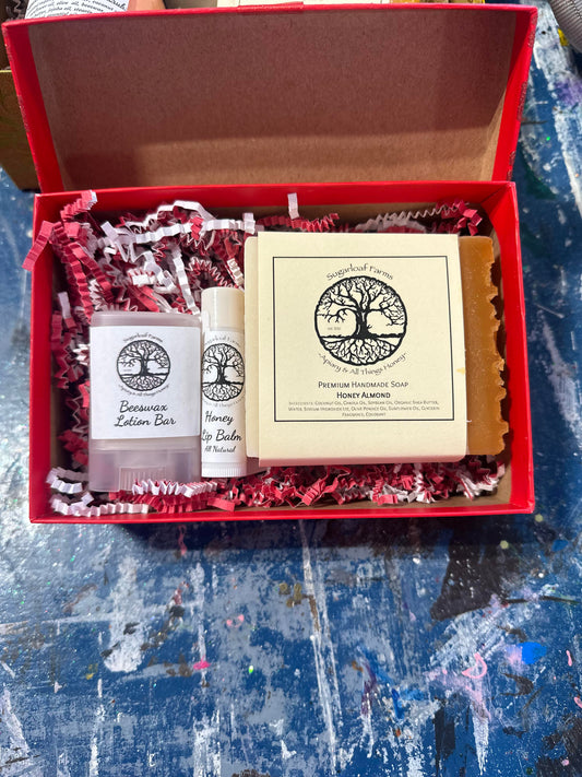 Honey Almond Self Care Gift Set