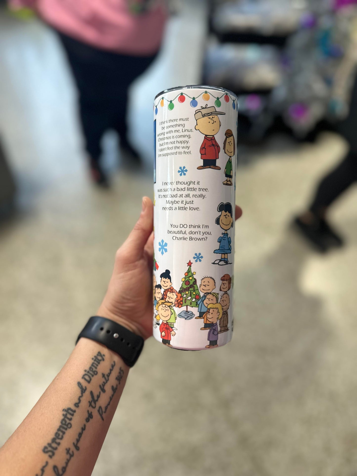 Cartoon Christmas Tumbler