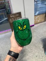 Green Man  Wine Tumbler