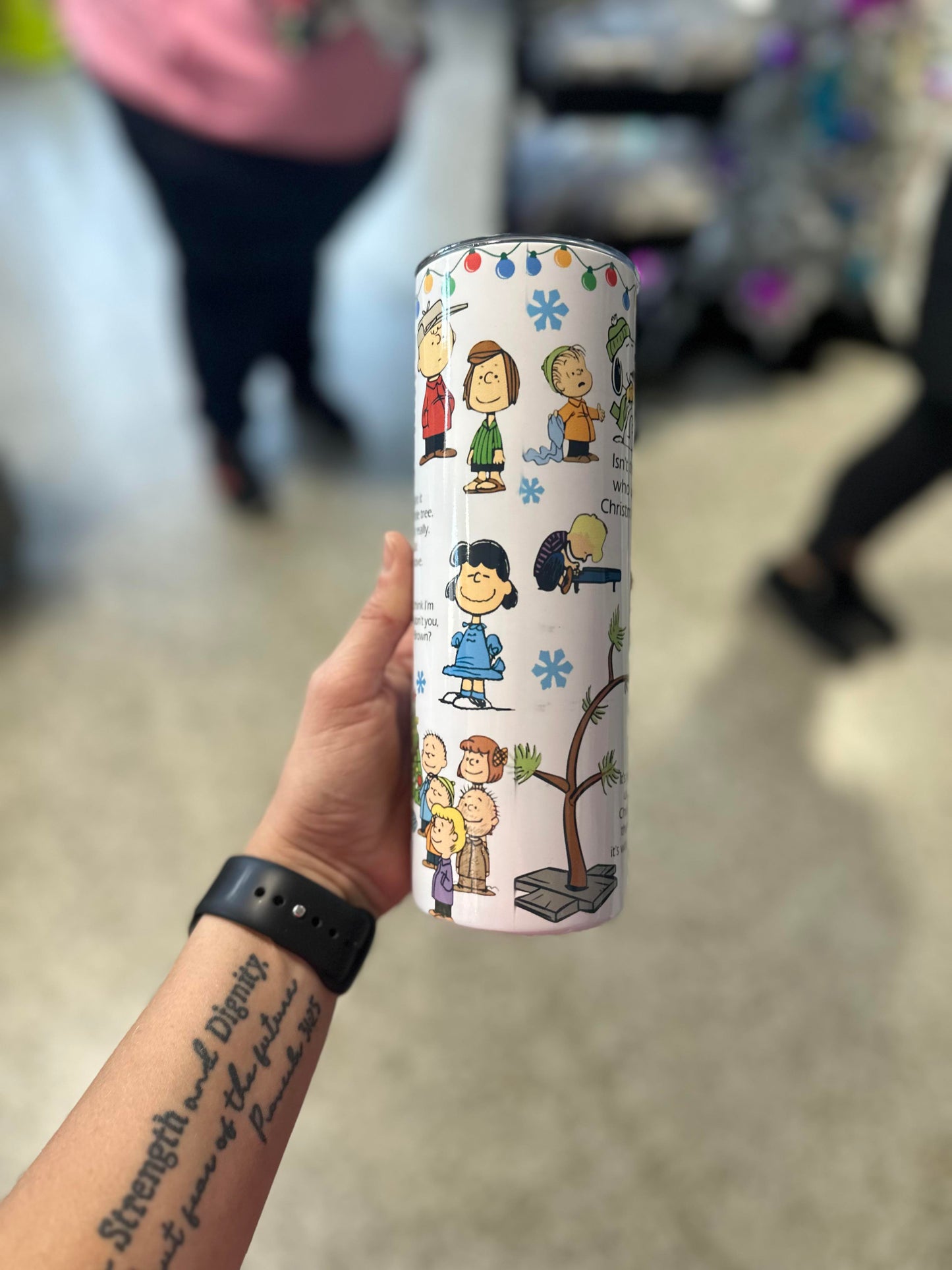 Cartoon Christmas Tumbler