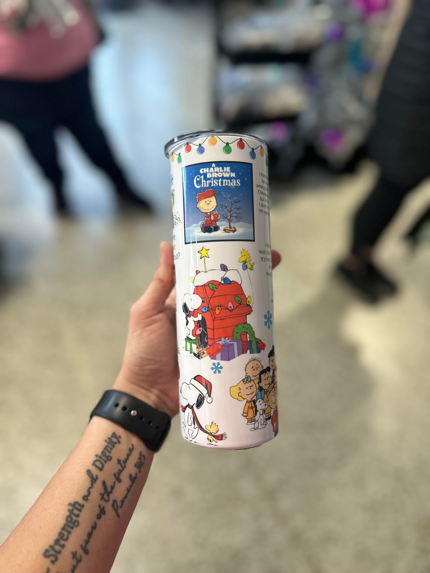 Cartoon Christmas Tumbler