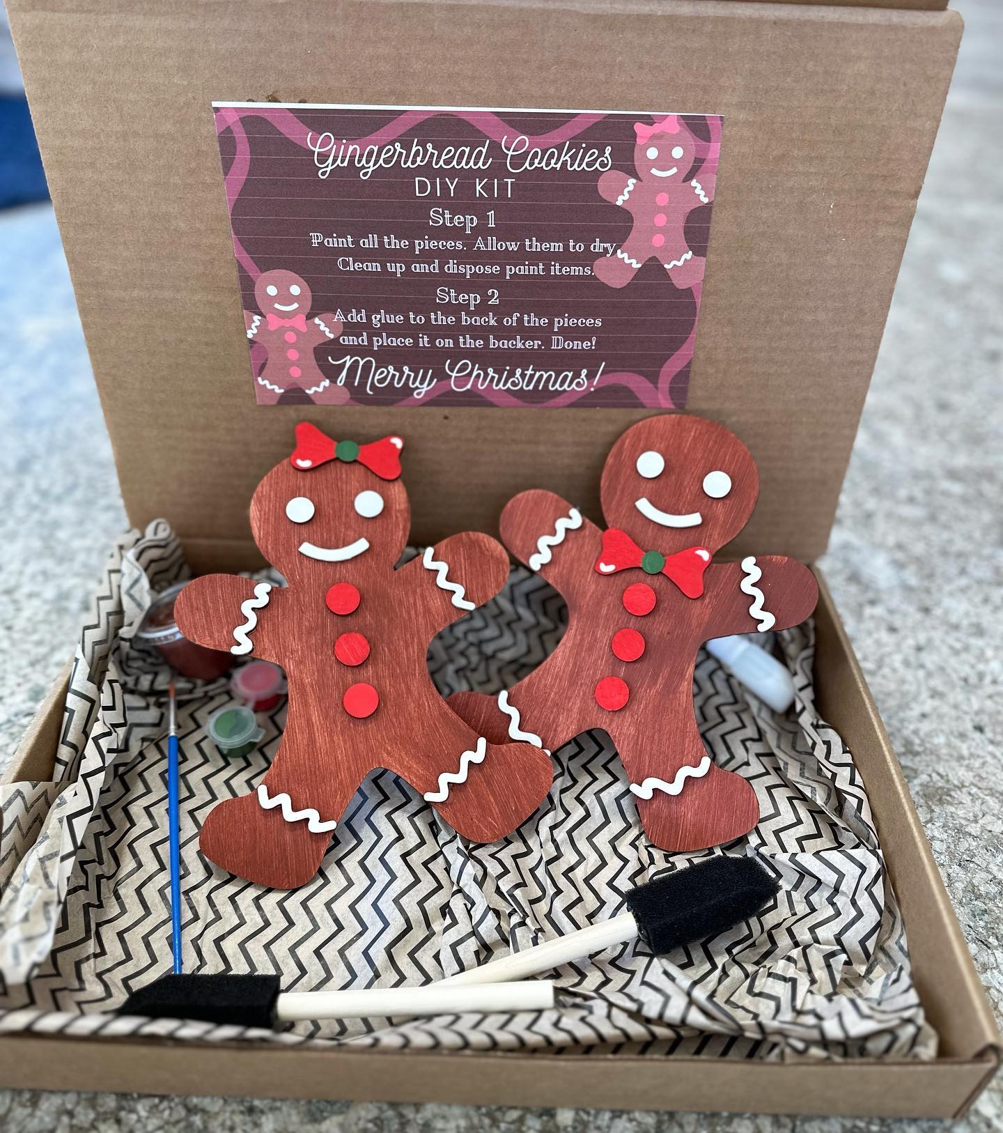 Gingerbread Friends Paint Kit