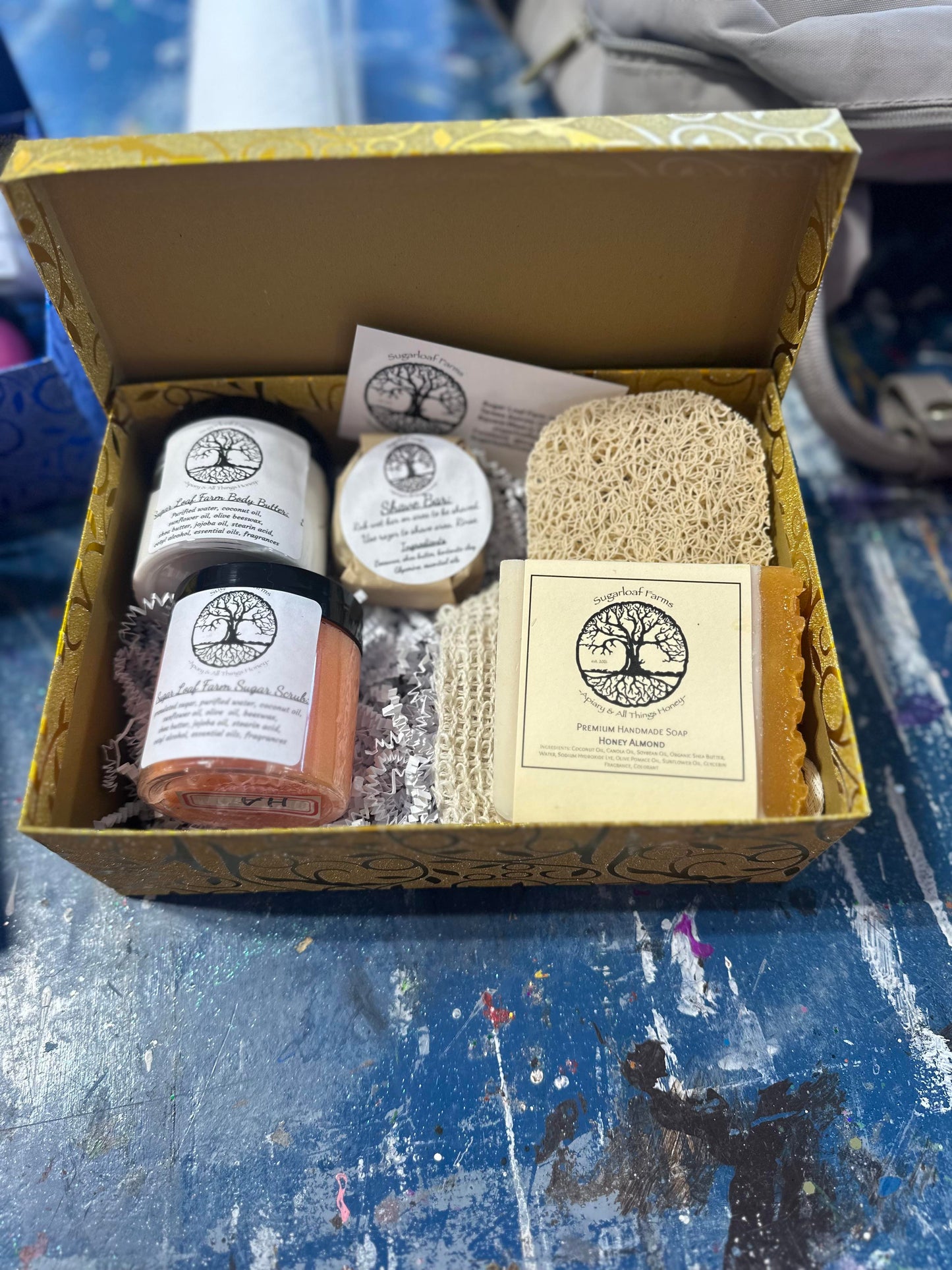 Honey Almond Self Care Gift Set