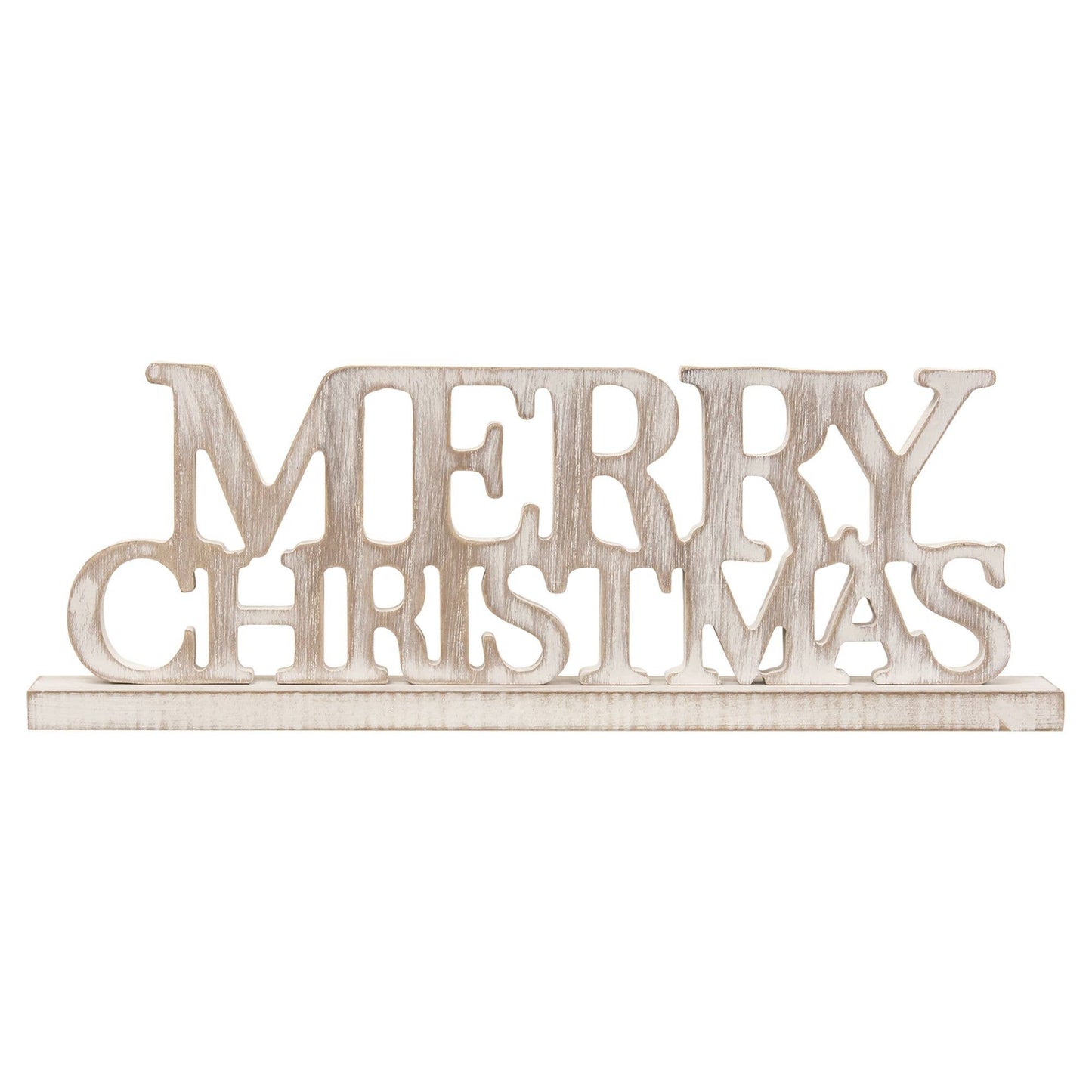 Wooden Merry Christmas Distressed Sign