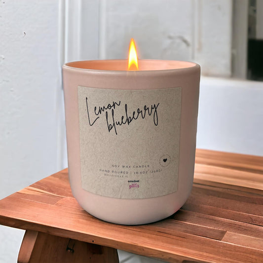 Lemon Blueberry Soy Candle