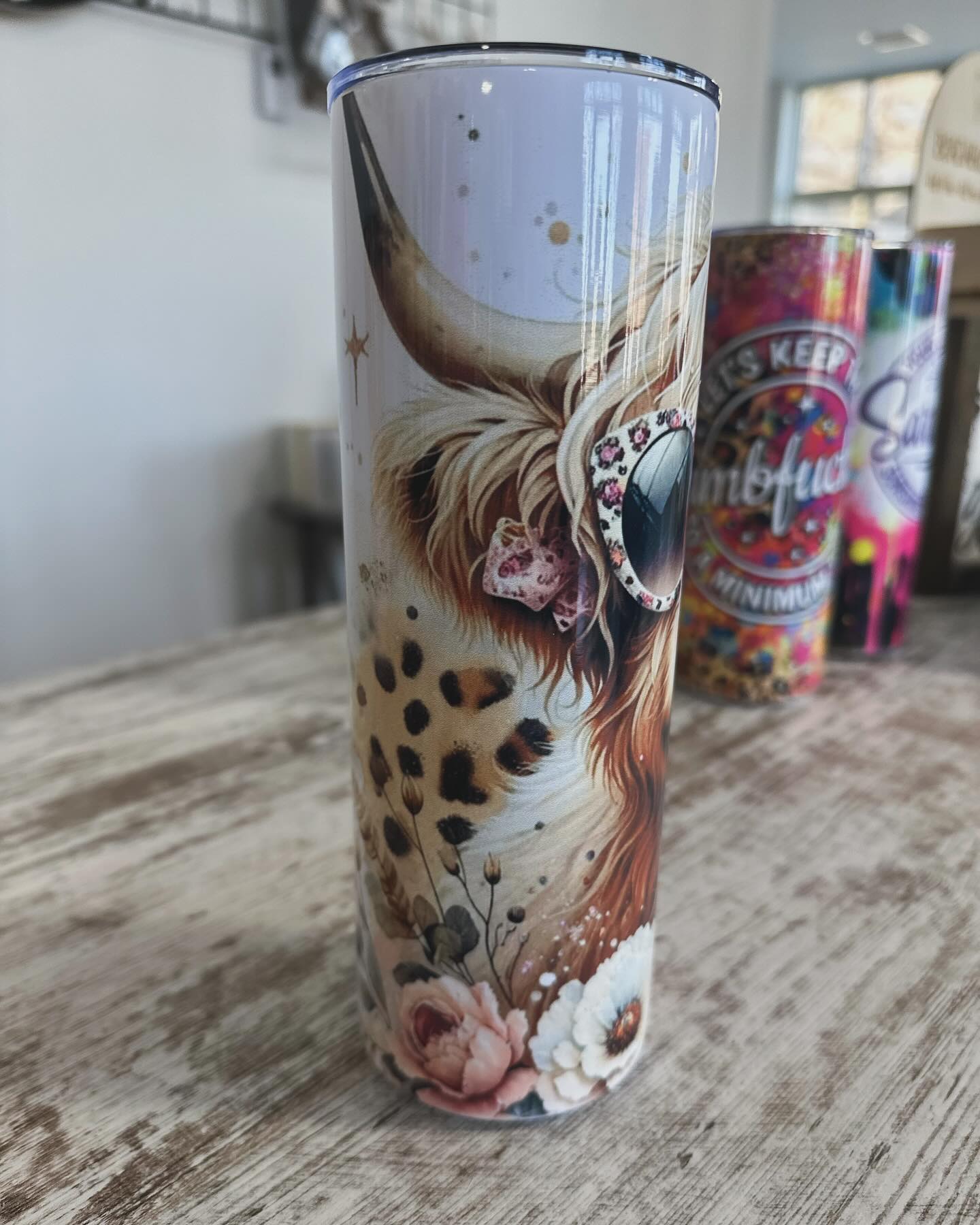 Adorable Highland Cow Tumbler