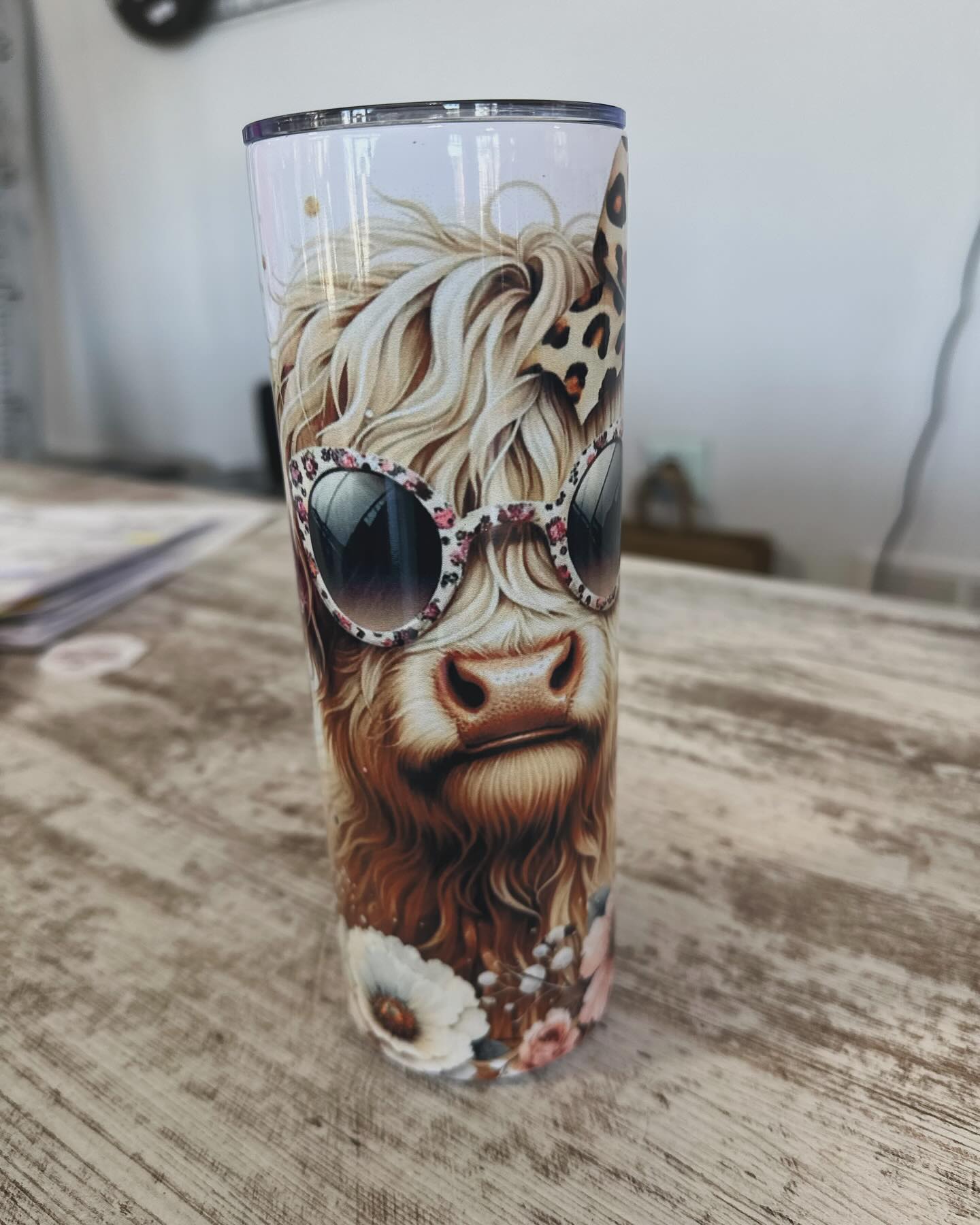 Adorable Highland Cow Tumbler