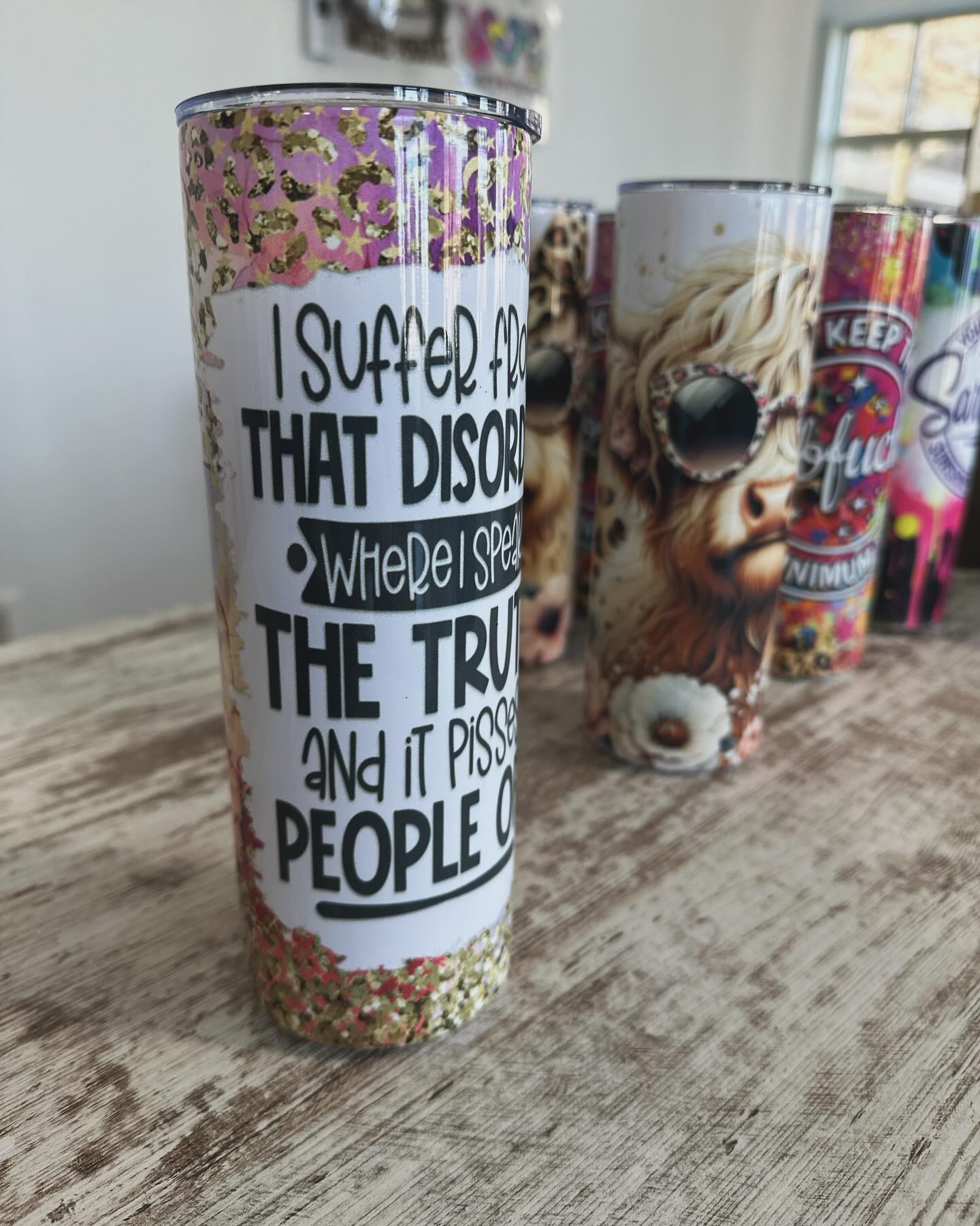 Speak The Truth Tumbler