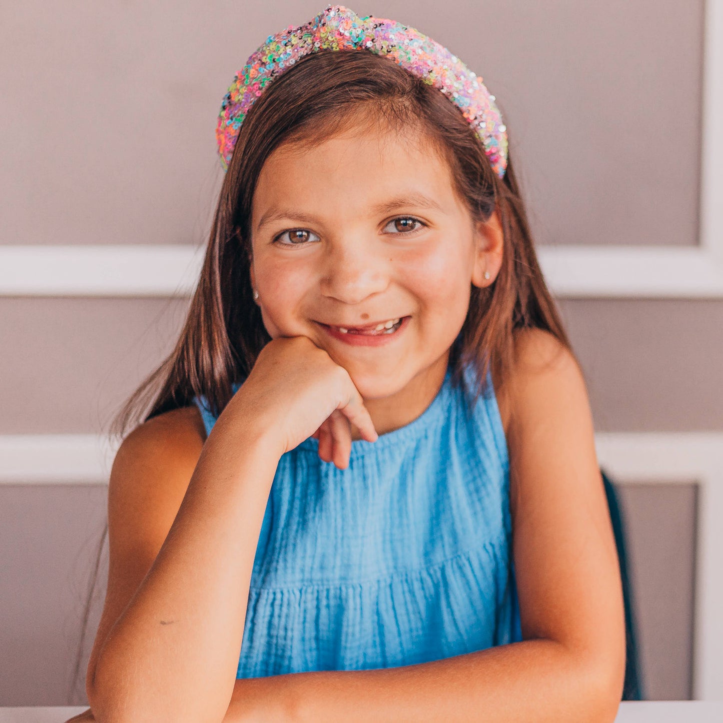 Sequin Knotted Headband