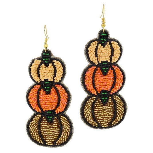 Pumpkins Beads Earrings