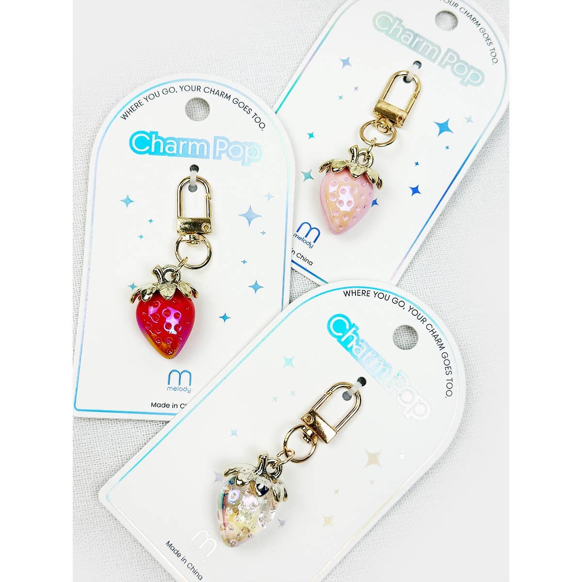 Strawberry Key Charm