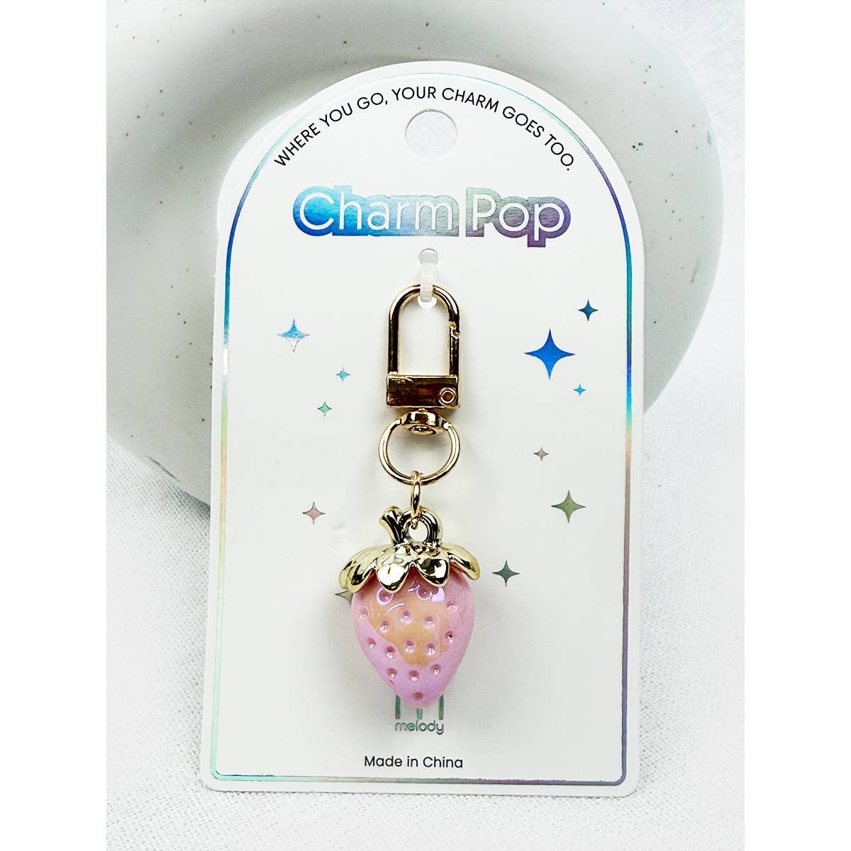 Strawberry Key Charm
