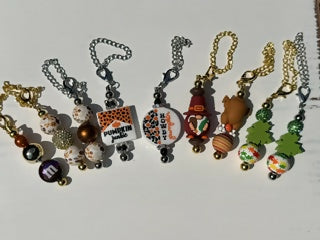 Fall Theme Tumbler/Bag Charm