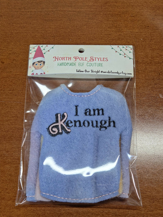 I Am Kenough Elf Sweater – Handmade Holiday Elf Outfit