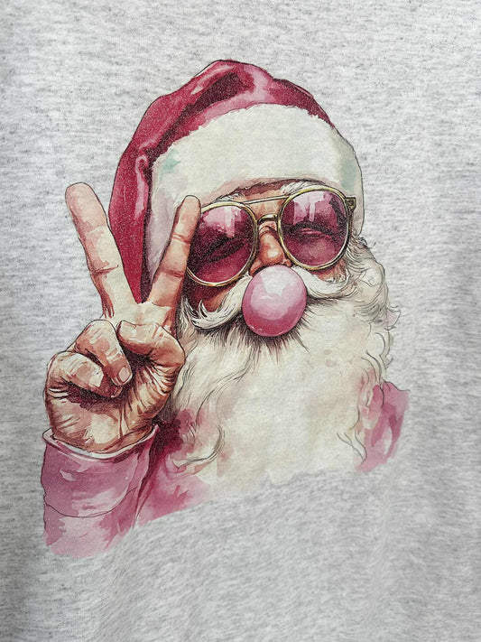 Pink Santa Crewneck