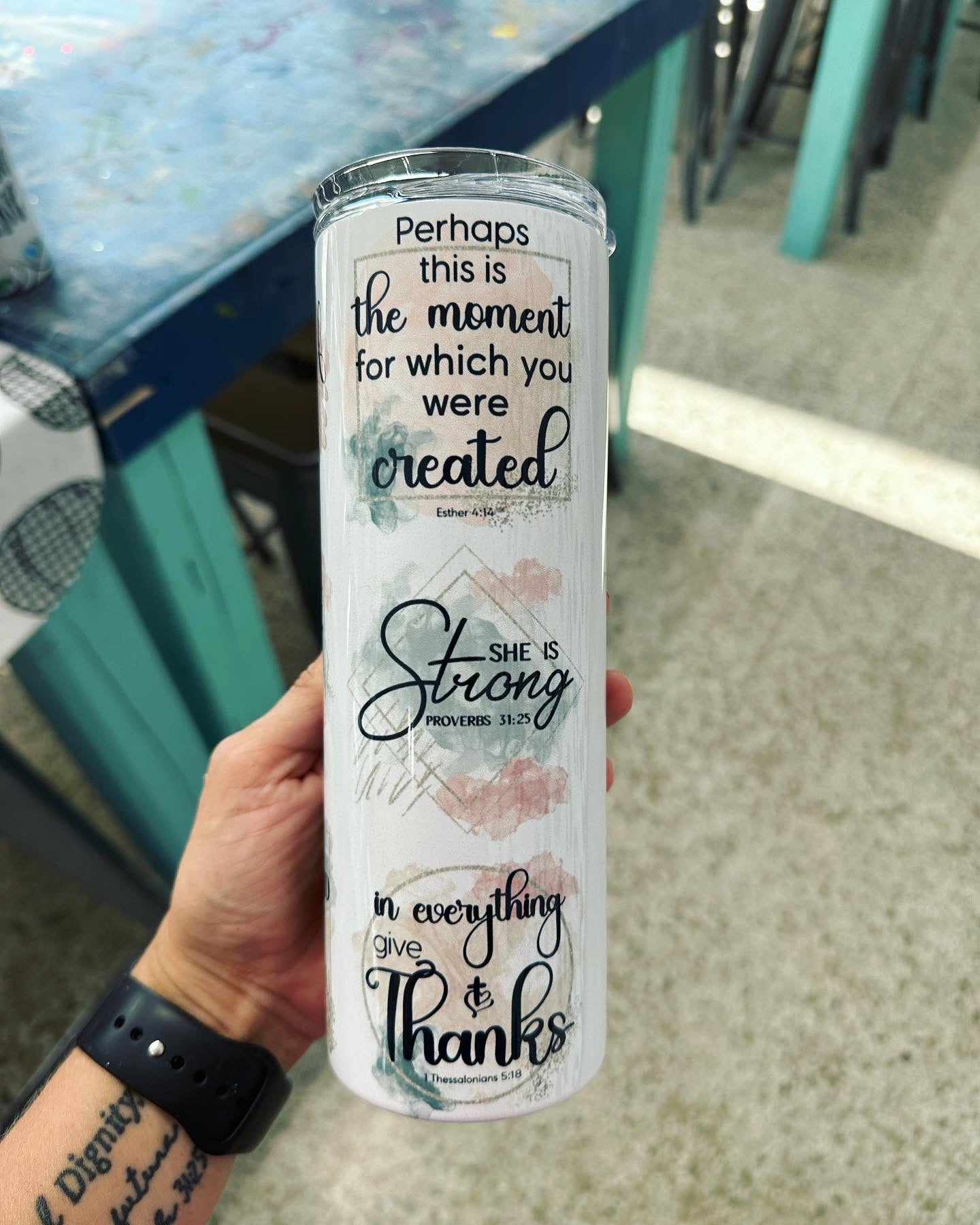 Bible Verse Tumbler