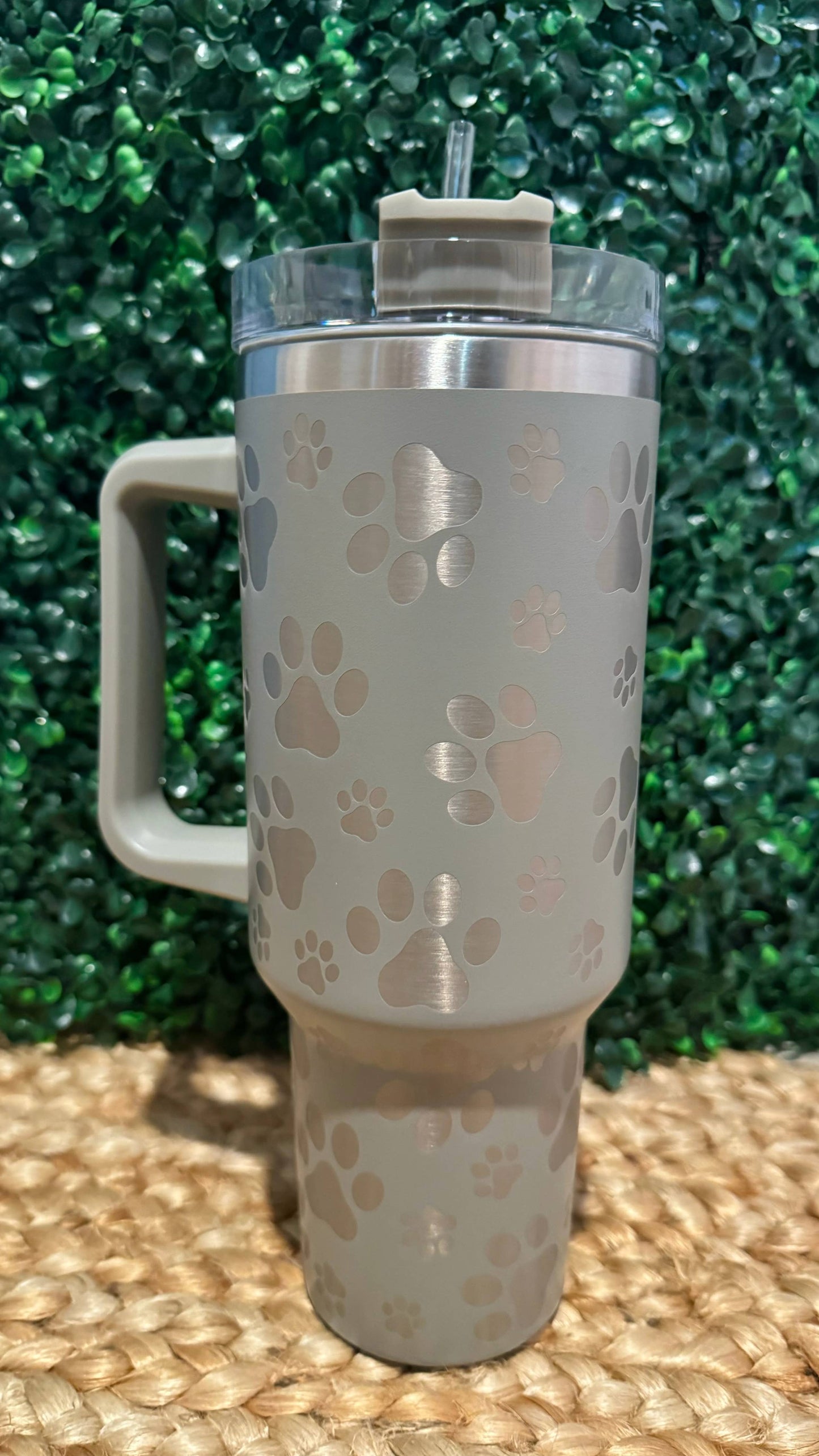 Grey Paw 40oz Tumbler